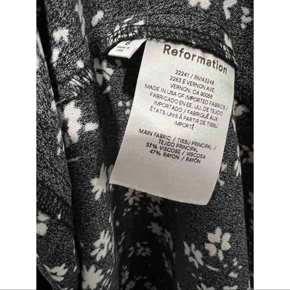 Reformation Rocki Romy Floral Midi Dress 
Size 6 - Picture 4 of 6